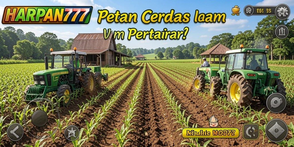 Tampilan gameplay menakjubkan dari HARAPAN777 yang menunjukkan keseruan bertani.