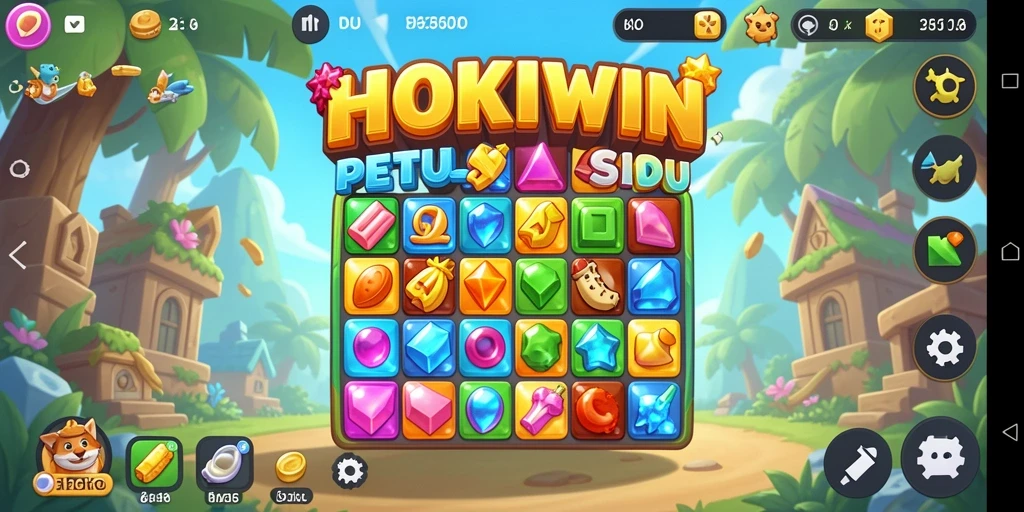 Gameplay HOKIWIN yang memukau dan penuh warna.