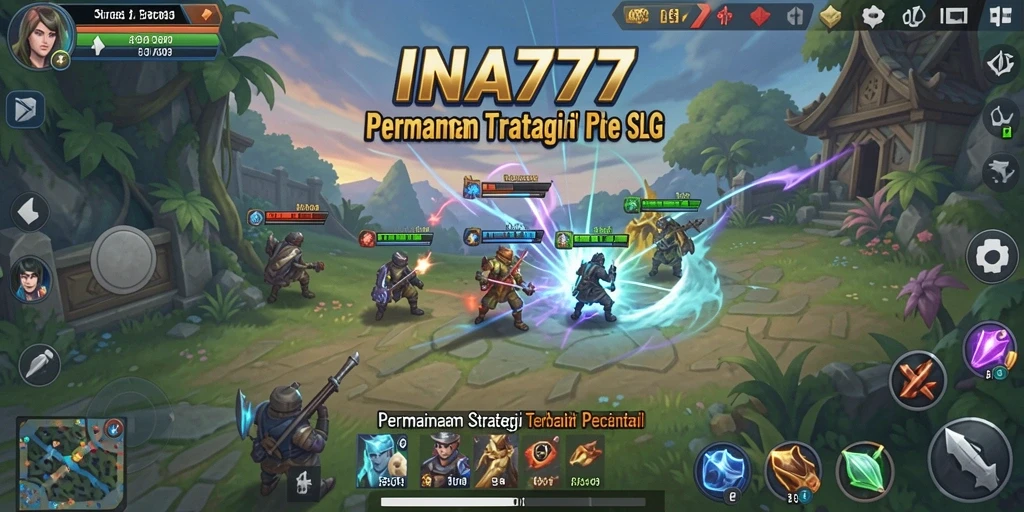 Tampilan layar utama gameplay INA777 yang mengasyikkan.