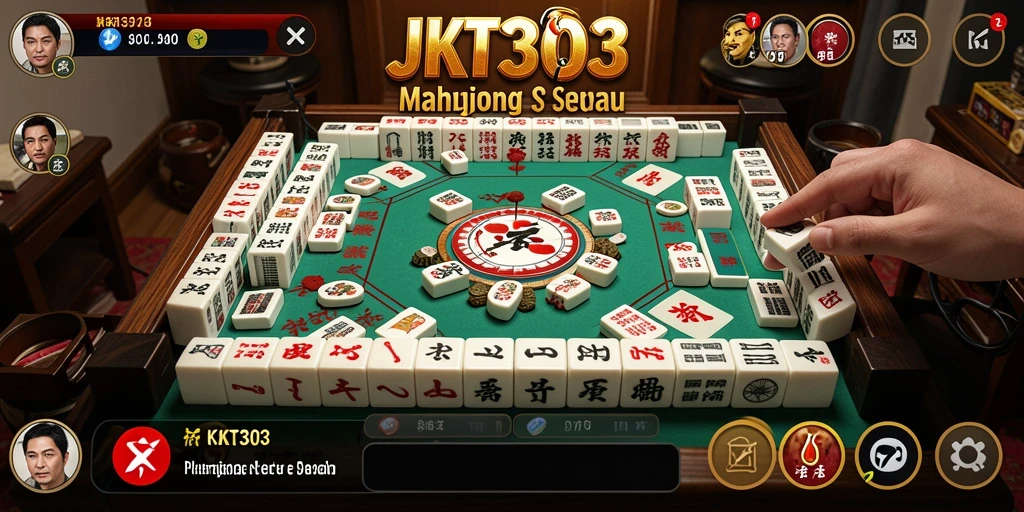 Tampilan gameplay Mahjong yang menarik di JKT303.