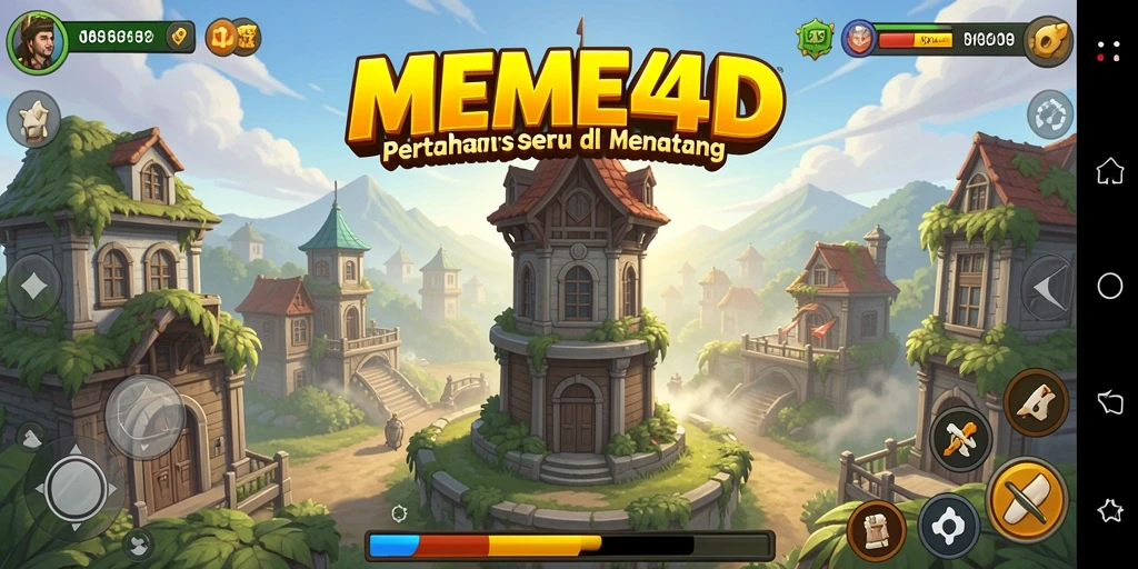 Tangkapan layar menunjukkan aksi mendebarkan dalam gameplay Tower Defense.