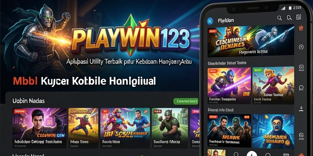 Antarmuka PLAYWIN123 yang sederhana dan fungsional.