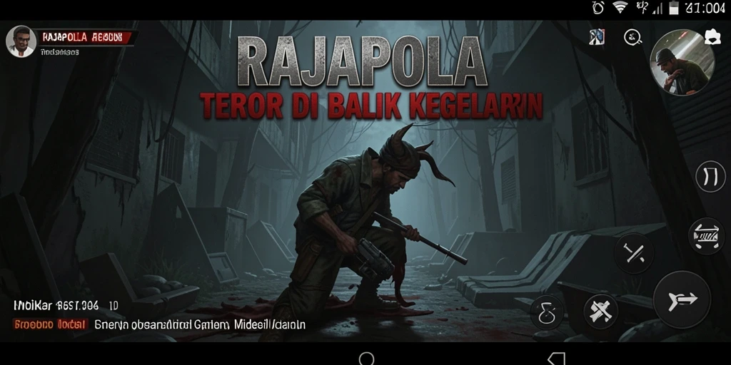 Gameplay RAJAPOLA yang menegangkan dan menyeramkan.