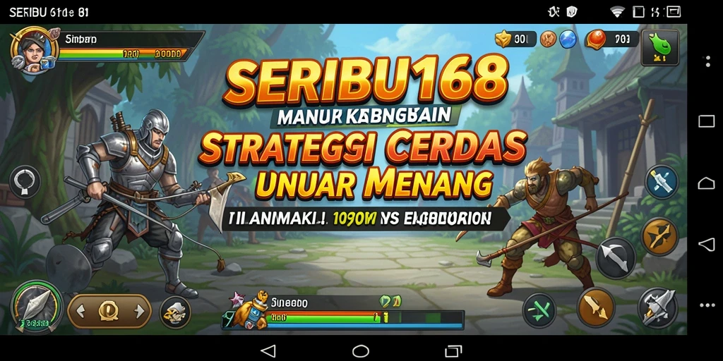 Tampilan gameplay SERIBU168 dengan strategi yang menegangkan