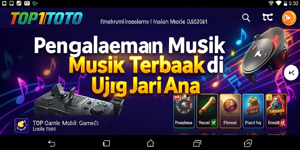 Screenshot gameplay menunjukkan interaksi seru dalam memainkan musik.