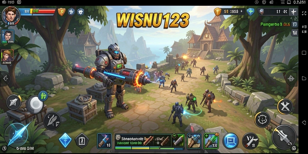 Menampilkan gameplay SLG yang mendebarkan dan strategis di WISNU123.