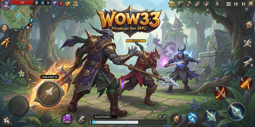 Tampilan gameplay menarik dan mendebarkan dari WOW33.